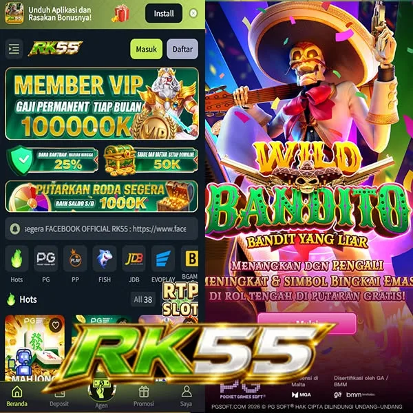 RK55 Bonus Member Baru 100%